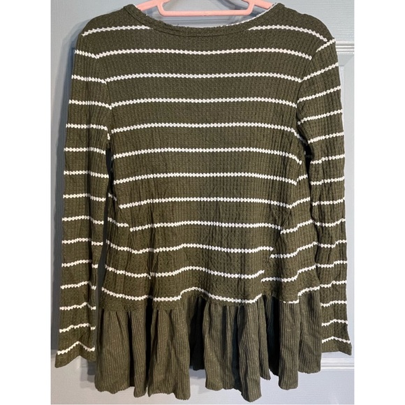 Anthropologie Tallie Peplum Top NWT Size XS - Picture 6 of 13